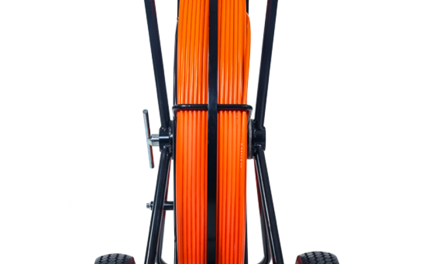 New and Improved Duct Rodder, 3/8 Model only, rear view, with transparent background, PNG file format.